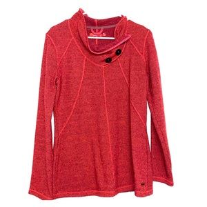 EUC Red Prana Sweater Small